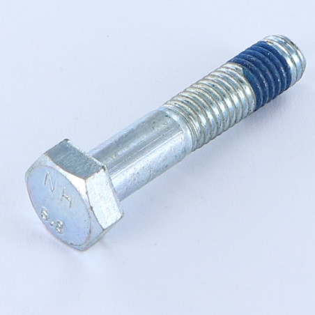 1 x Corps de boulon filetage partiel Tête hexagonale TH M8X40 Classe 6.8 Acier zingué Frein filet