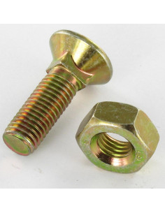 Boulon de charrue TFCC tête fraisée collet carré M10X50... 2