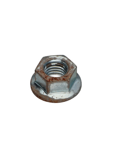 1 x Ecrou Collerette Lisse M12 Classe 8 Rouillé
