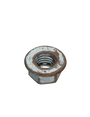 1 x Ecrou Collerette Lisse M12 Classe 8 Rouillé