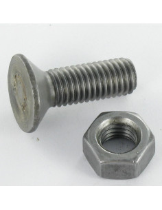 Boulon de charrue Tête fraisée M10X30 1 Ergot Classe 8.8... 2