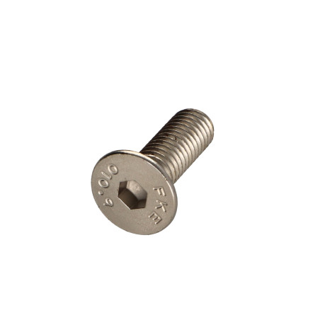 1 x Vis métaux FHC tête fraisée empreinte hexagonale creuse Clé de 5 HC5 M8X25 Filetage total Classe 10.9 Nickel