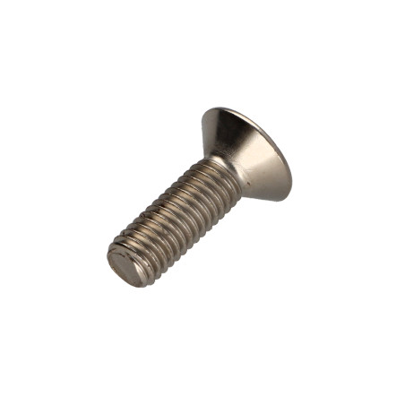 1 x Vis métaux FHC tête fraisée empreinte hexagonale creuse Clé de 5 HC5 M8X25 Filetage total Classe 10.9 Nickel