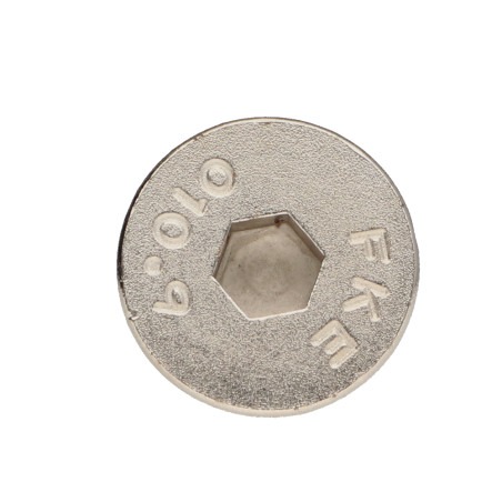 1 x Vis métaux FHC tête fraisée empreinte hexagonale creuse Clé de 5 HC5 M8X25 Filetage total Classe 10.9 Nickel