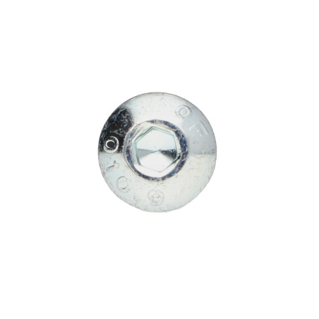 1 x Vis métaux BHC (Tête Bombée Hexagonal creux) M5X30 Filetage partiel Classe 10.9 Clé de 3 HC3 Acier zingué