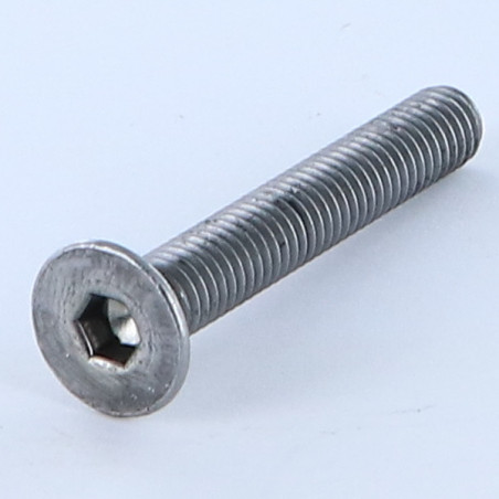 1 x Vis métaux FHC tête fraisée empreinte hexagonale creuse M6X40 Filetée sur 40 Clé de 4 HC4 Acier brut