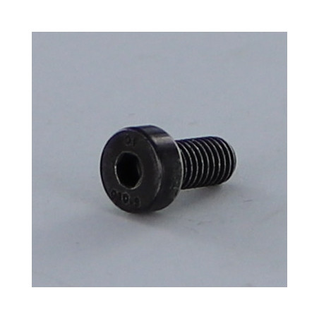 1 x Vis métaux CHC BTR Clé de 2.5 HC2.5 M4X30 Filetée sur 14 Classe 10.9 Tête basse Acier zingué noir