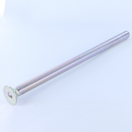 1 x Vis métaux FHC tête fraisée empreinte hexagonale creuse Clé de 6 HC6 M10X180 Filetée sur 180 Classe 8.8 Acier
