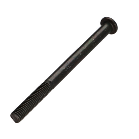 1 x Vis métaux BHC (Tête Bombée Hexagonal creux) M6X80 Filetage partiel Classe 10.9 Clé de 4 HC4 Acier zingué noir