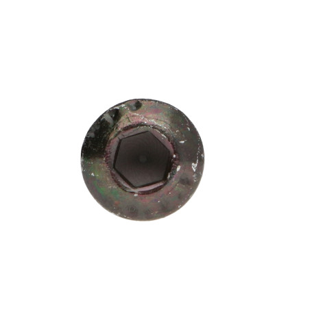 1 x Vis métaux BHC (Tête Bombée Hexagonal creux) M6X80 Filetage partiel Classe 10.9 Clé de 4 HC4 Acier zingué noir
