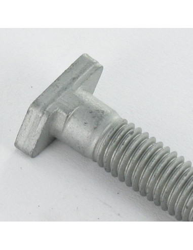 1 x Vis QUART De TOUR 8X38 Acier brut Géomet 500B