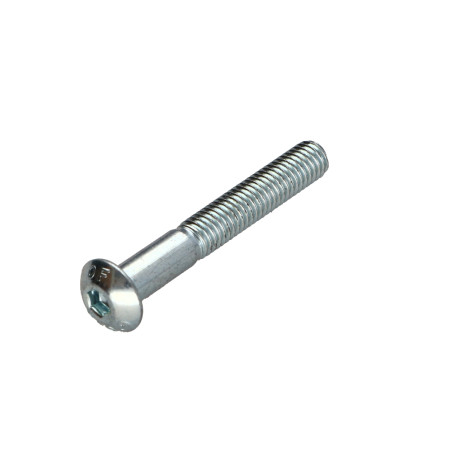 1 x Vis métaux BHC (Tête Bombée Hexagonal creux) M5X35 Filetage partiel Classe 10.9 Clé de 3 HC3 Acier zingué