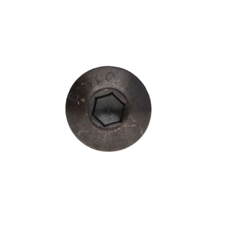 1 x Vis métaux BHC (Tête Bombée Hexagonal creux) M6X45 Filetage partiel Classe 10.9 Clé de 4 HC4 Acier brut