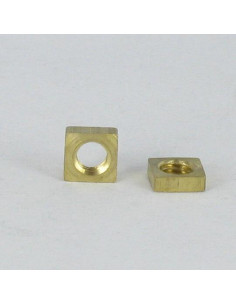 Ecrou carré Laiton M4 6X6X2