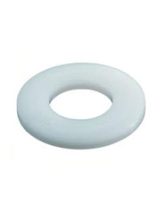 Rondelle Plate nylon naturel 6X18X1.6 L