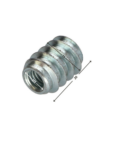 1 x Insert Non fendue zingué cr3 96 hbs sans...