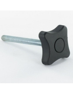 Bout Serrage 4 BRANCHES M5X12 nylon noir