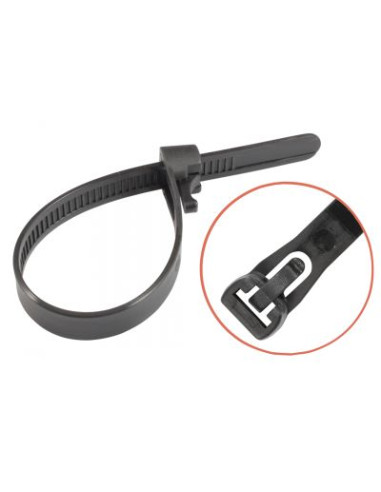 1 x Colliers de serrage réouvrable 7.6X150...