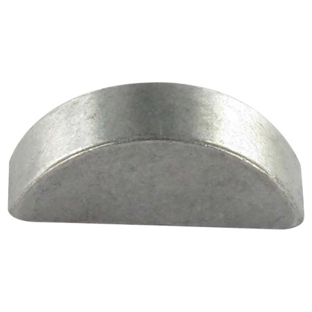 1 x Clavette disque demie lune Acier brut 3X6.5 Longueur 16