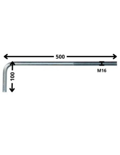 Gond Métaux grande longueur M16X500 Filetée sur 150... 2