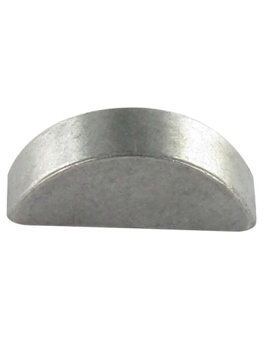 1 x Clavette disque demie lune Acier brut 2X2.6...