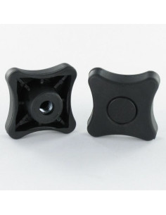 Ecrou VOLANT nylon noir M5