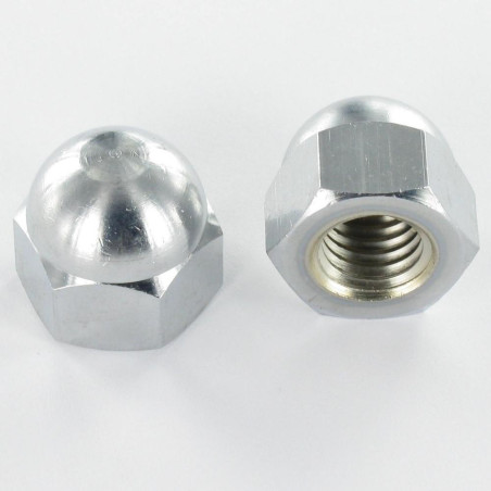 1 x Ecrou borgne Laiton chrome M12