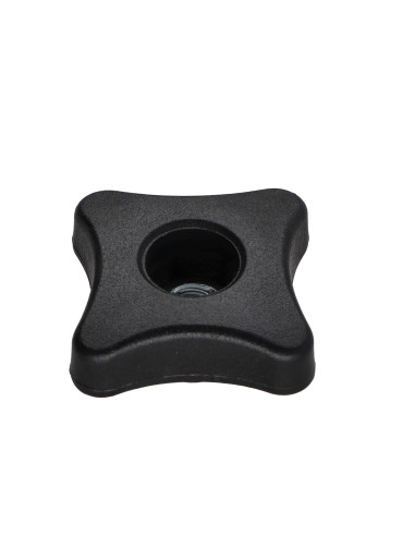 1 x Ecrou VOLANT nylon noir M6