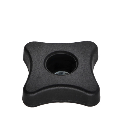1 x Ecrou VOLANT nylon noir M6