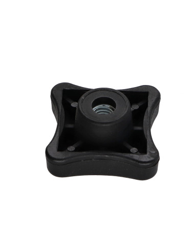 1 x Ecrou VOLANT nylon noir M6