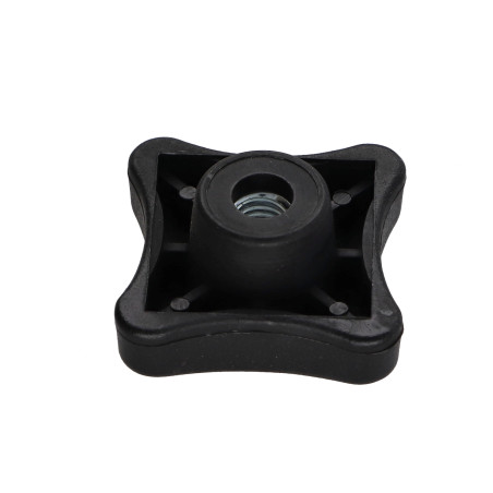 1 x Ecrou VOLANT nylon noir M6