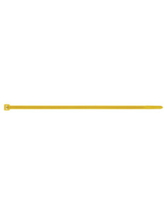 Colliers de serrage Nylon jaune 3.6X140