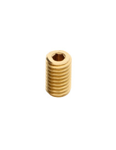 Insert Laiton Hexagonal creux M12 Pas de 200 X20 Percé 5.25 2