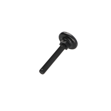 1 x PIED VErin réglable M8X50 Diamètre de tête: 30 nylon noir