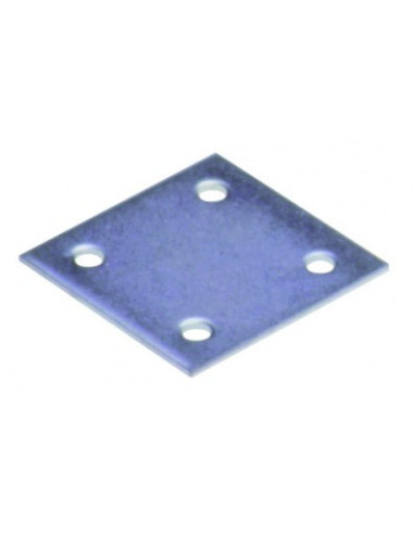 1 x Platine D'ASSEMBLAGE 40X40 Acier zingué