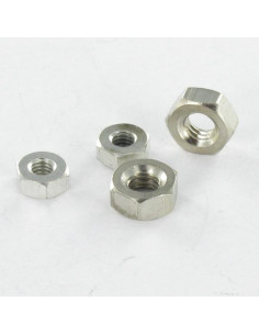 Ecrou Laiton nickelé Hexagonal HU M5