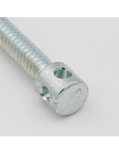 Vis d assemblage lit Acier zingué M7X50 Tête 4TRO 2