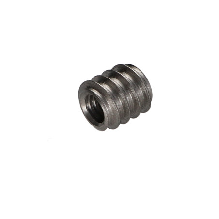 1 x Insert Non fendue Acier brut M8 Pas de 150 13X14