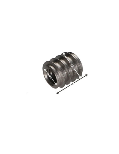 1 x Insert Non fendue Acier brut M8 Pas de 150...