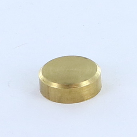 1 x Rosace Plate Laiton 15 Taraudage borgne M4