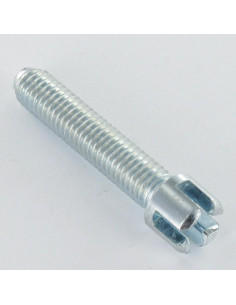 Vis assemblage lit Acier zingué M7X35 Pas de 150 Tête croix
