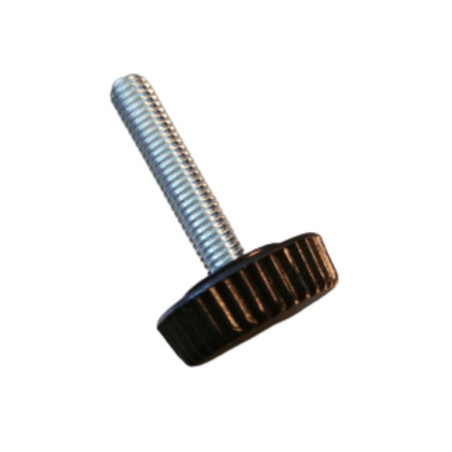 1 x Bout Serrage nylon noir M6X43 Diamètre de tête: 20