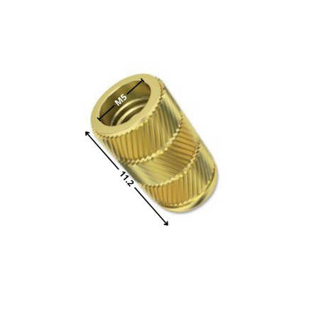 1 x Insert Laiton FLOWFIX M5X11.2