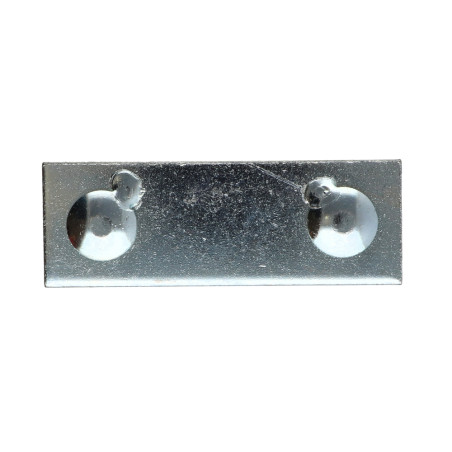 1 x PLAQUETTE 90X32X5 + TRCC JAPY tête ronde collet carré 8X25 Acier zingué