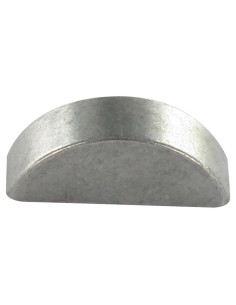 Clavette disque demie lune Acier brut 3X3.7 Longueur 10