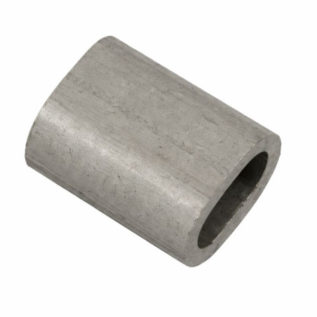 1 x Manchon à sertir Aluminium pour câble ame textile Diamètre 4 et ame métallique Diamètre 3.5