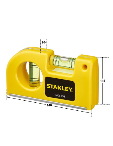 1 x Niveau de poche STANLEY
