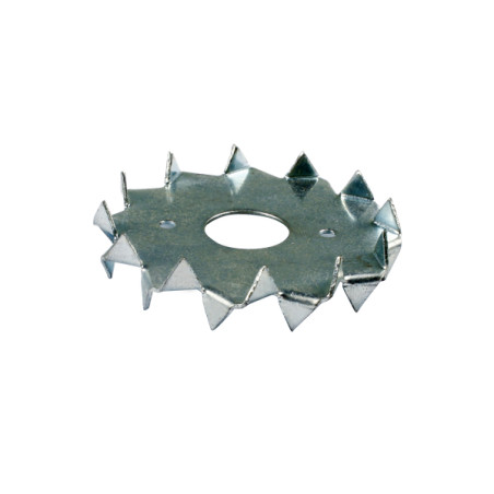 1 x CRAMPON De Charpente Double DENTURE 48X17 Acier zingué