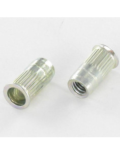 Ecrou aveugle Acier zingué M4 6X12 Tête Réduite