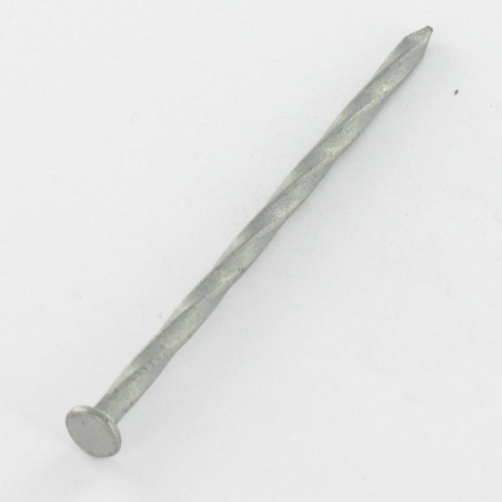 1 x Kg de pointes Torsadées Forte tenue à la corrosion Acier galvanisé à chaud 5.7X140